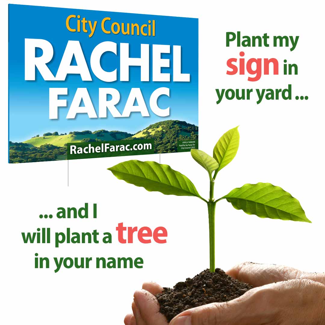 Plant my sign in your yard...